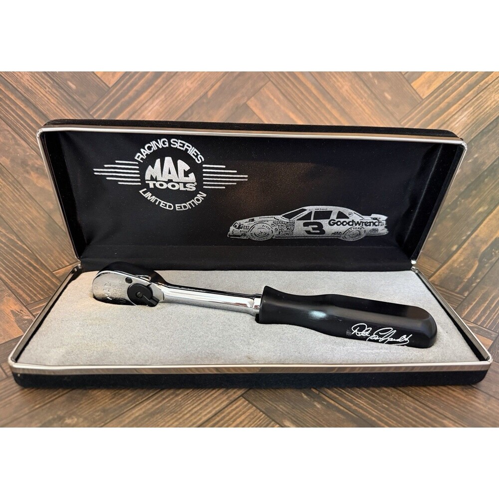 1993 NASCAR Champion Dale Earnhardt Mac Tools Limited Ed 3/8 Drive Rachet Wrench